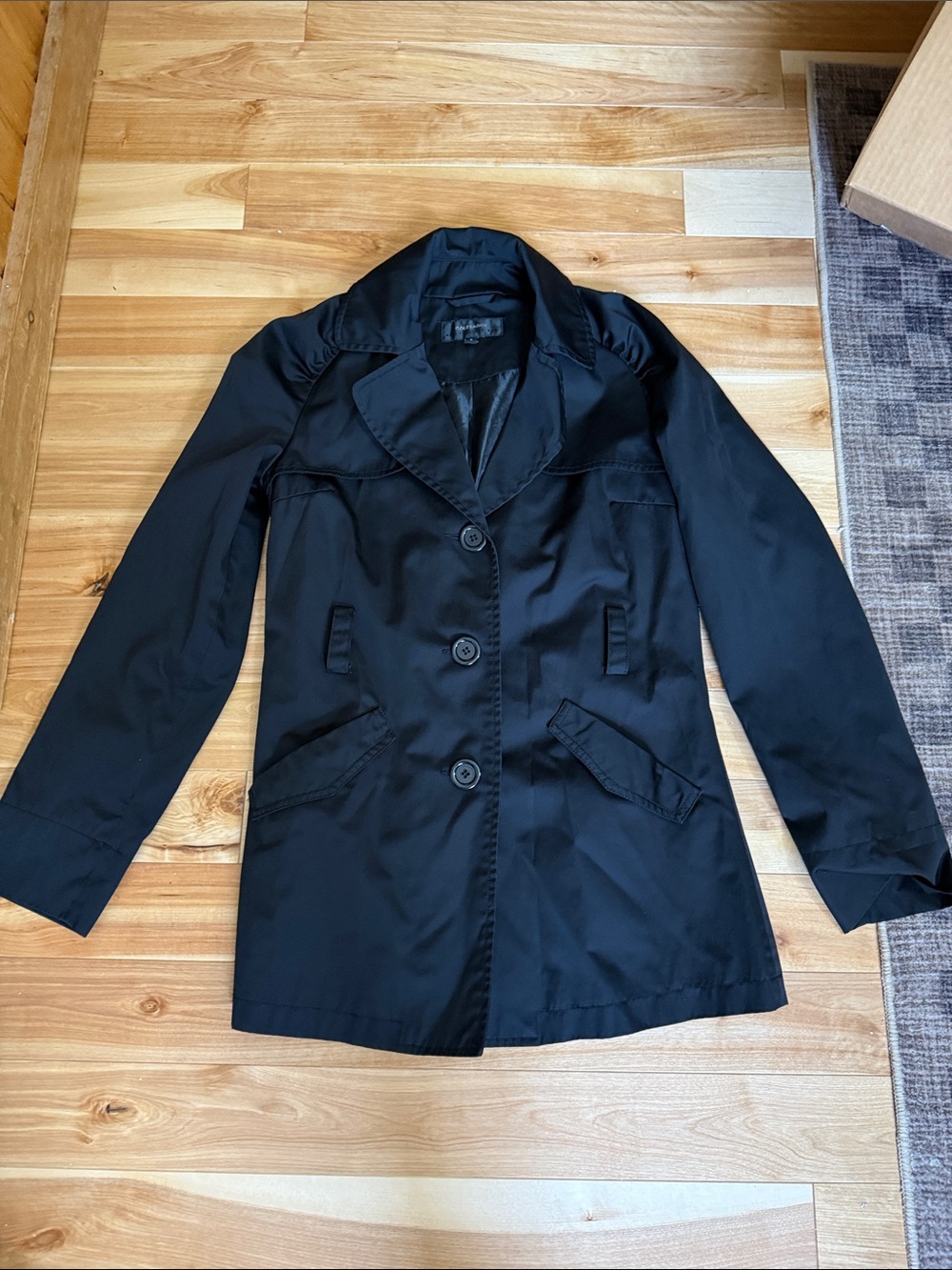 Classic Black Women's Rain Coat